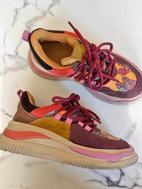 Farm Rio Tropical Vibe Chunky Platform Sneaker Size 7.5